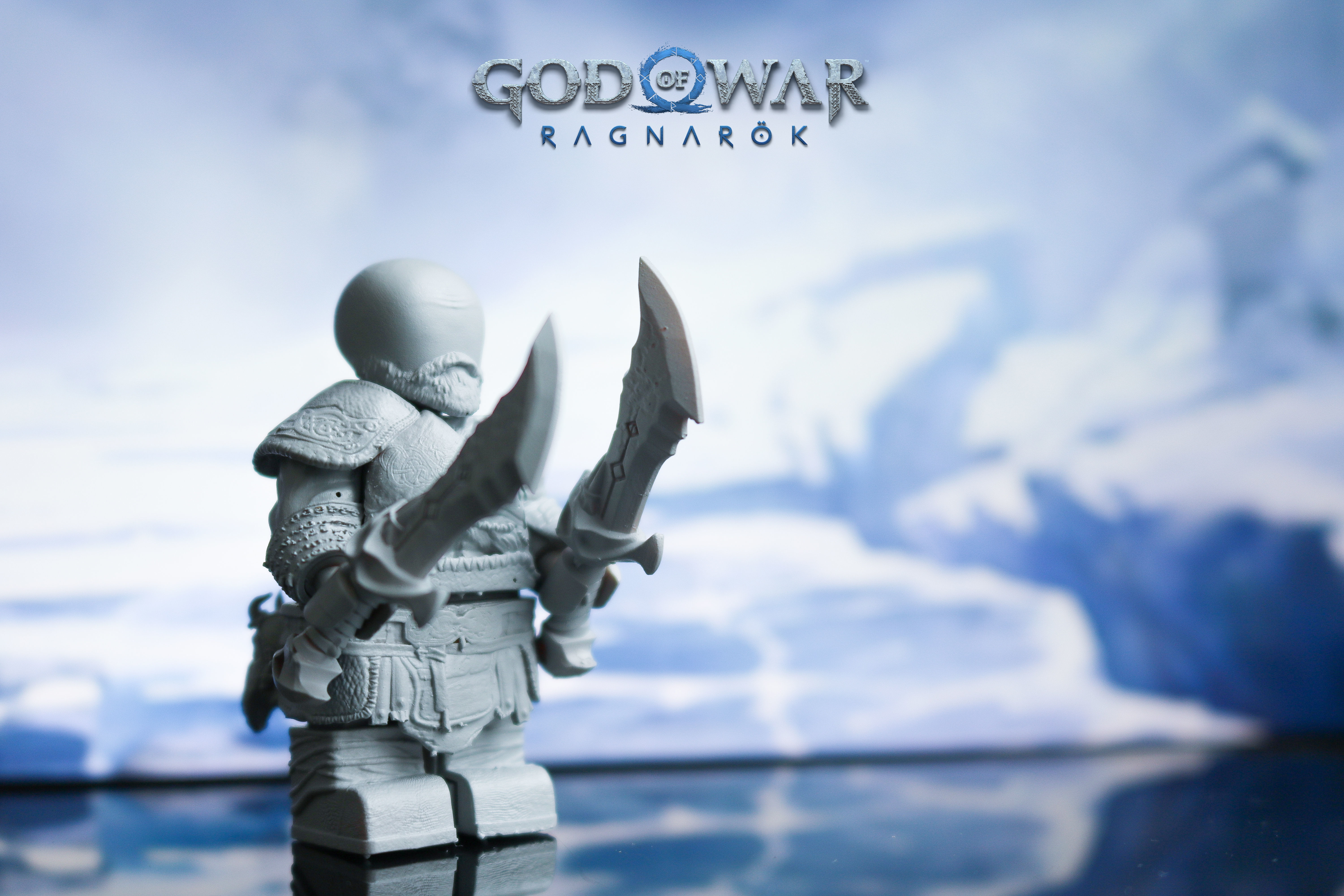 Lego Minifigures - Kratos - God Of War Ragnarok  3D print model_5