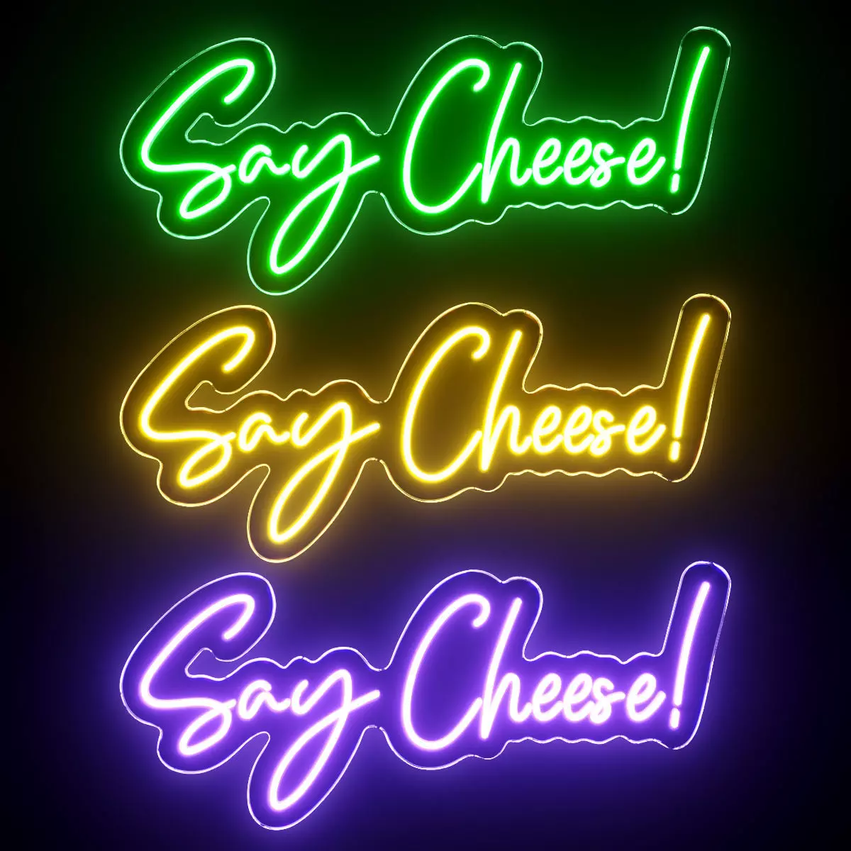 Say Cheese Neon Sign 3D model