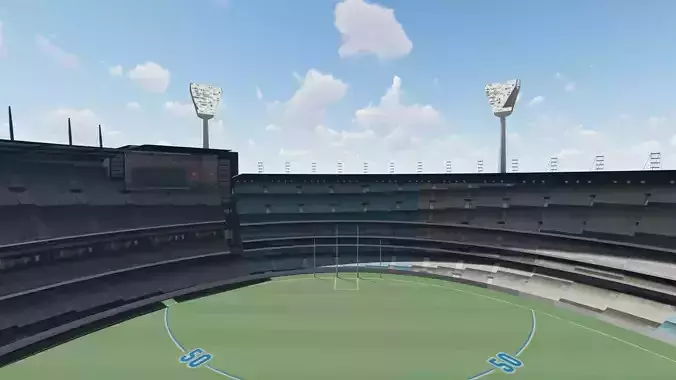  Stadium Low-poly 3D model