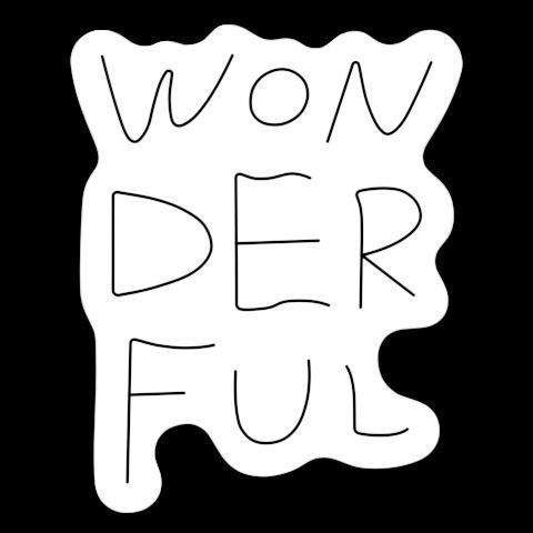 Wonderful Neon Sign 3D model_3