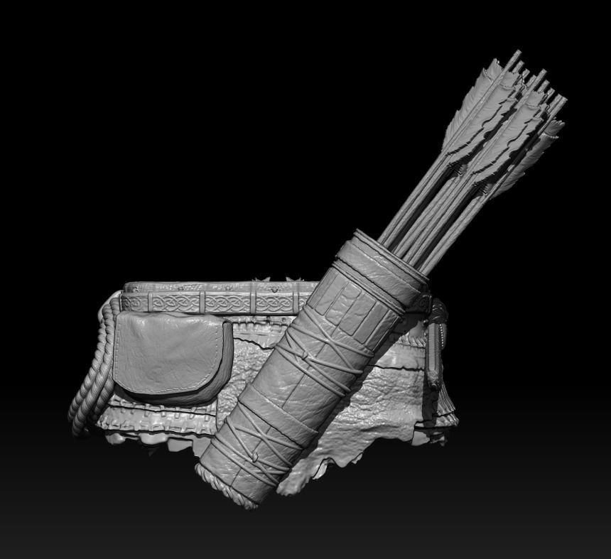 Lego Minifigures - Atreus - God Of War Ragnarok 3D print model_7