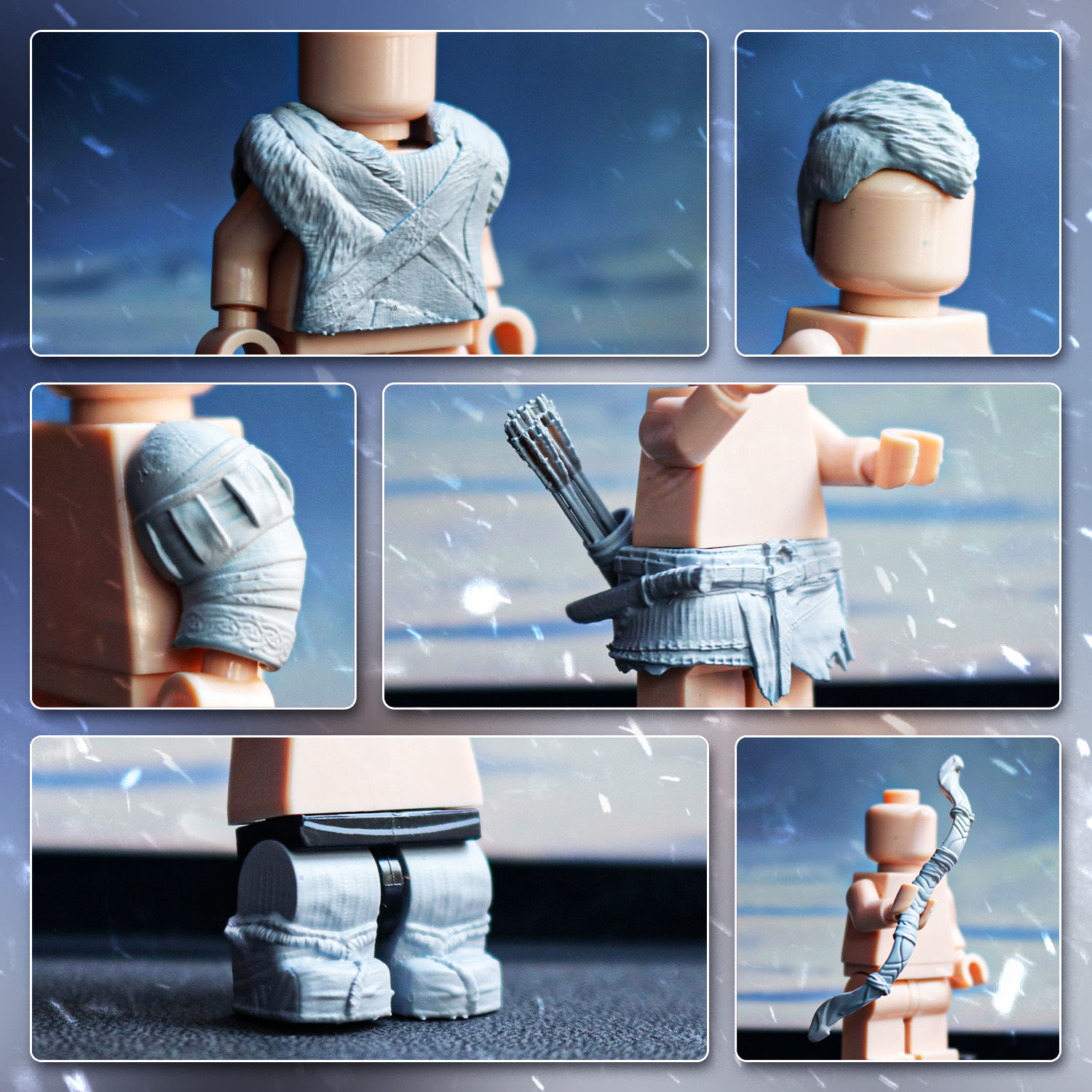 Lego Minifigures - Atreus - God Of War Ragnarok 3D print model_2