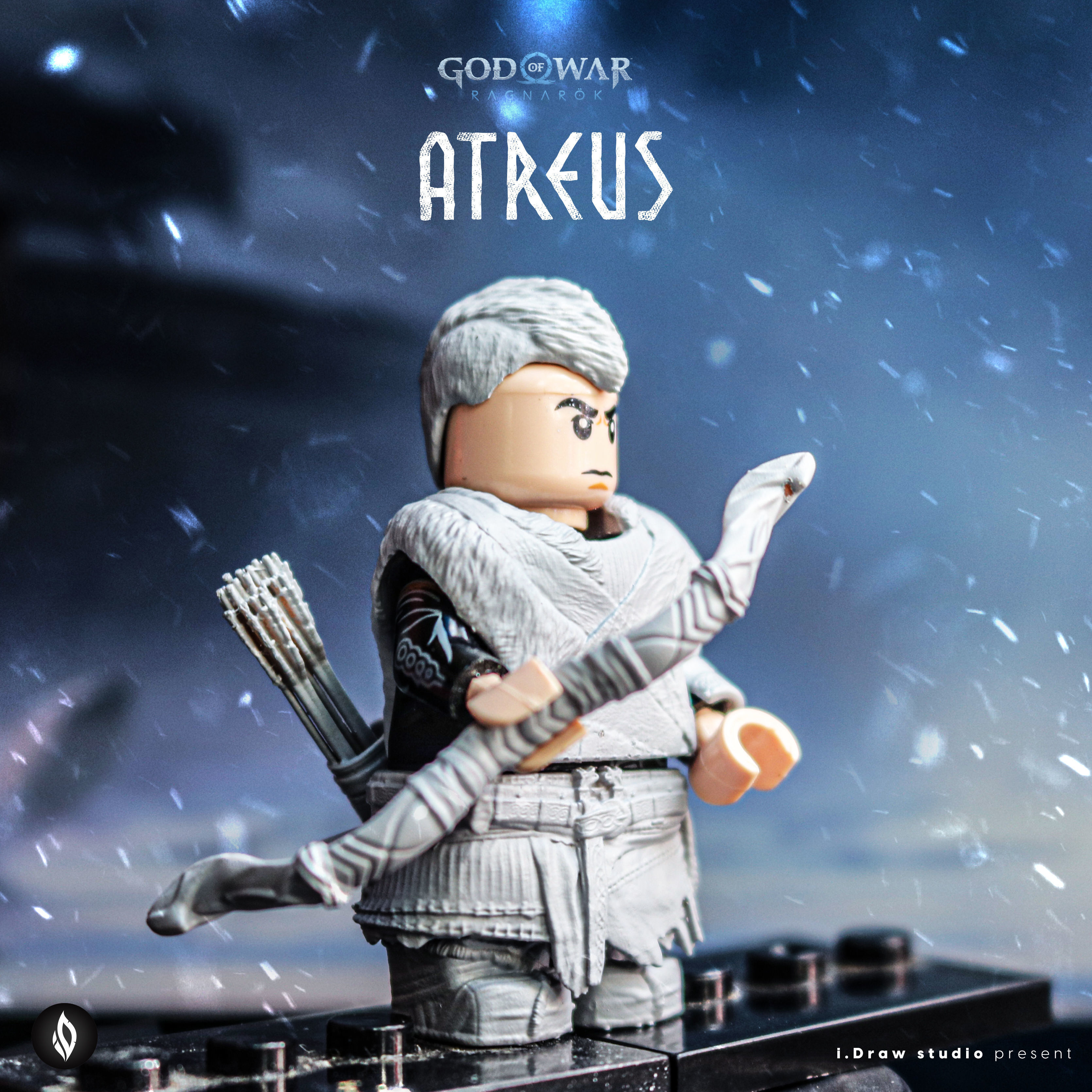 Lego Minifigures - Atreus - God Of War Ragnarok 3D print model_1