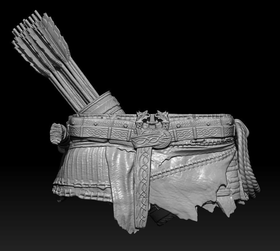 Lego Minifigures - Atreus - God Of War Ragnarok 3D print model_6