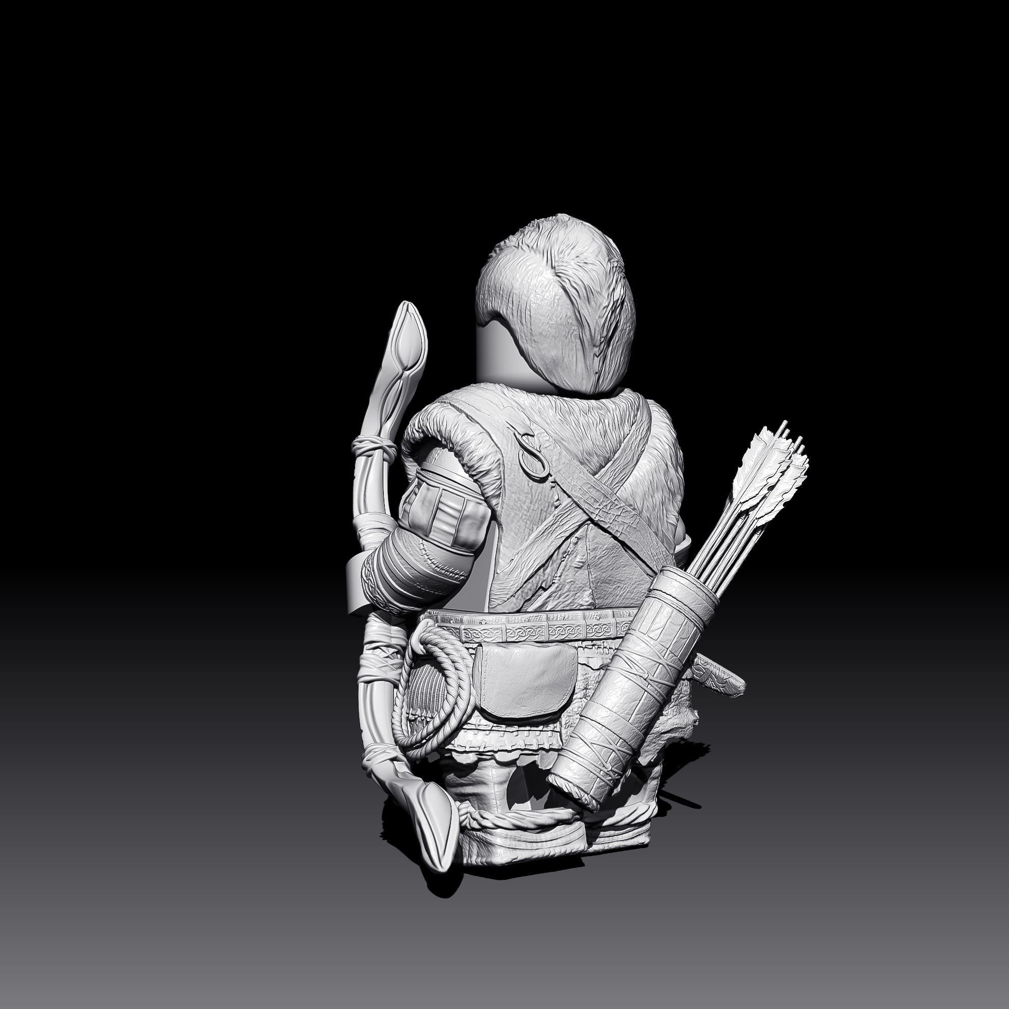 Lego Minifigures - Atreus - God Of War Ragnarok 3D print model_3