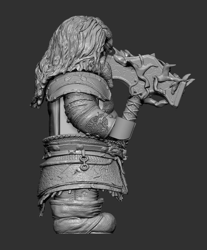 Lego Minifigures - Thor- God Of War Ragnarok  3D print model_6