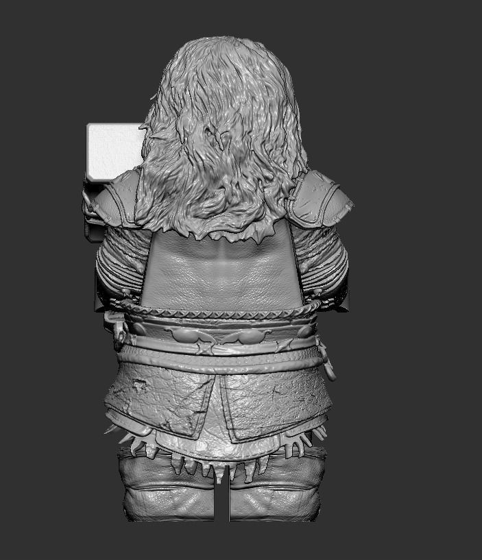 Lego Minifigures - Thor- God Of War Ragnarok  3D print model_5