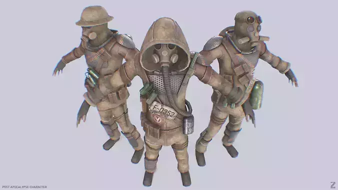 Post apocalypse character collection 