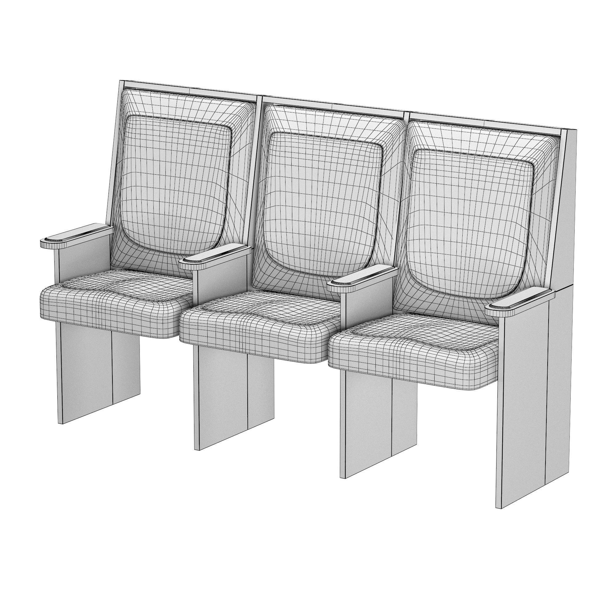 cinema chair 02 3D model_4