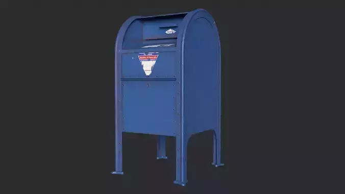 Mailbox 3D model PBR