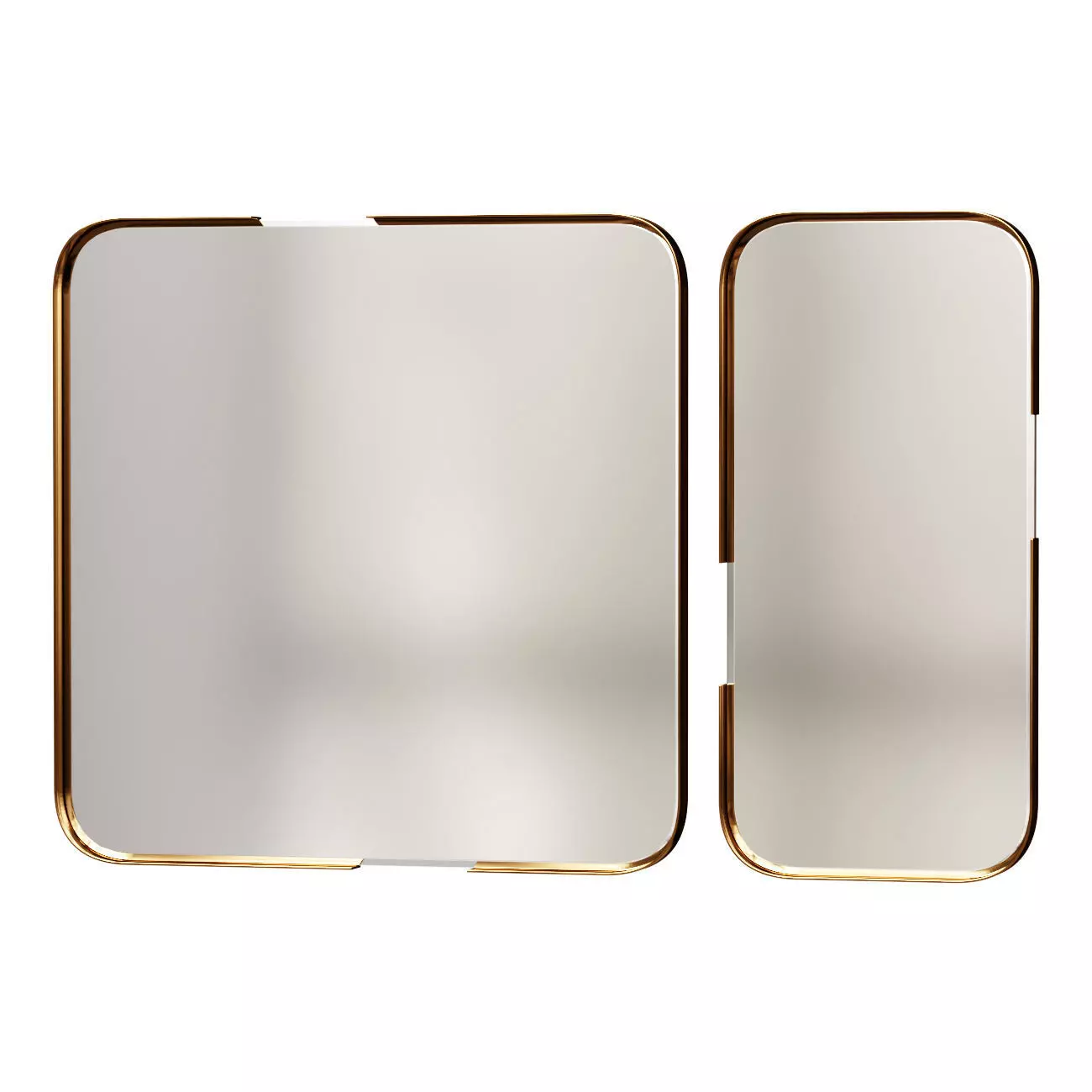 Sanvito mirror 2 pcs 693922 3D model_0