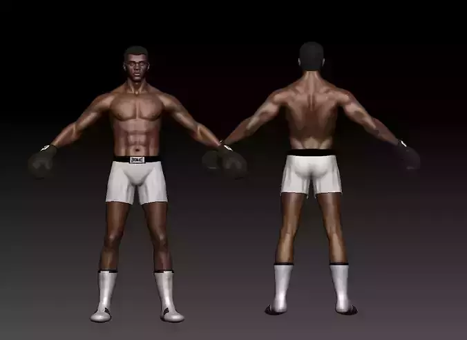 Muhammad Ali 3D model