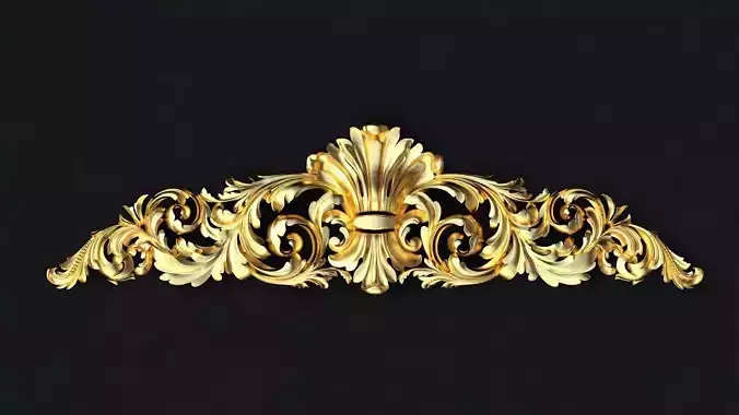 Central decor ornament for furniture