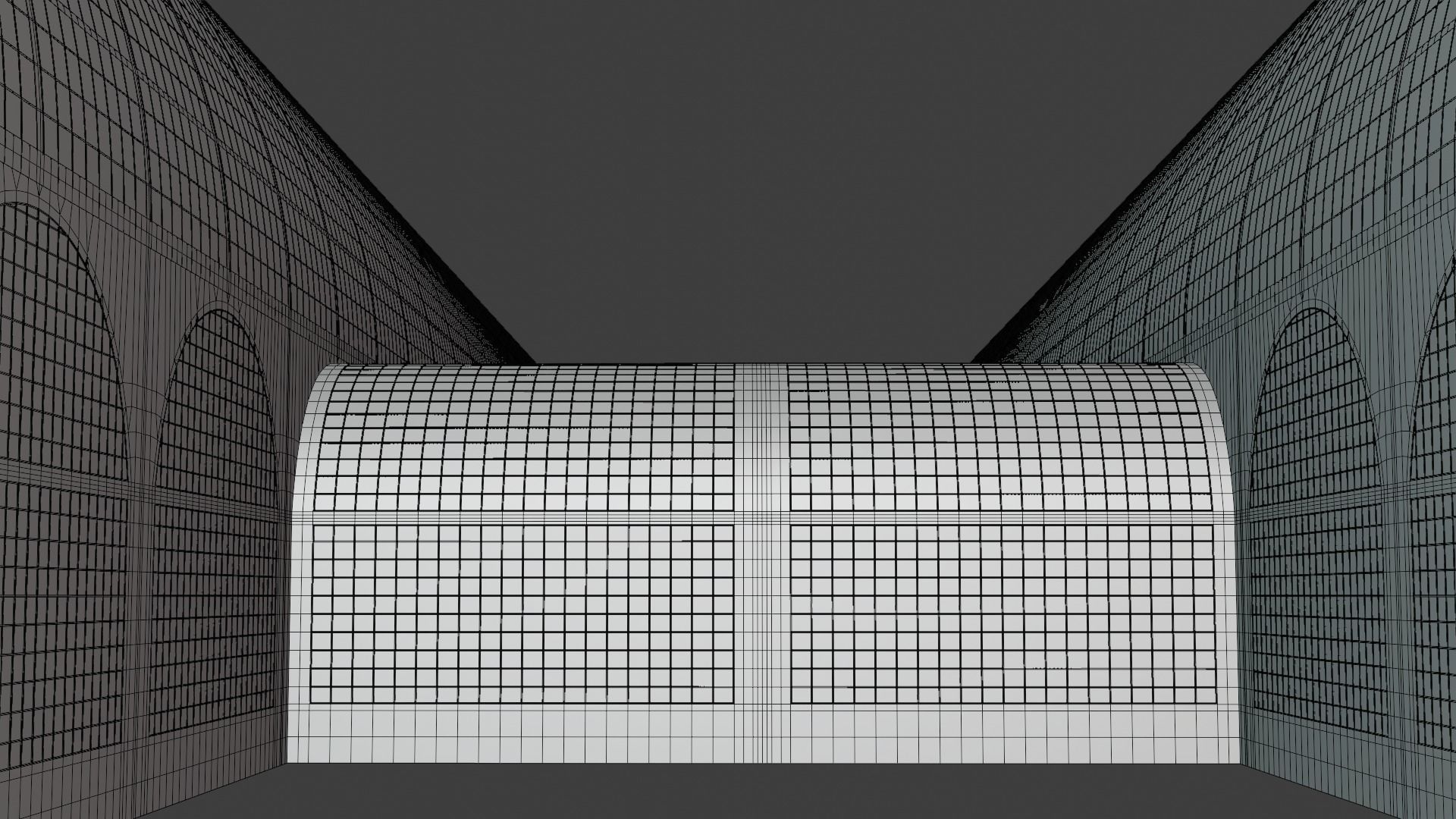 Glass corridor III 3D model_11