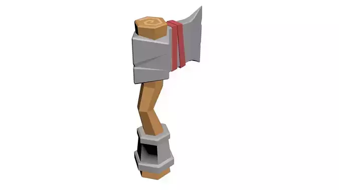 Low Poly Game Ready Axe