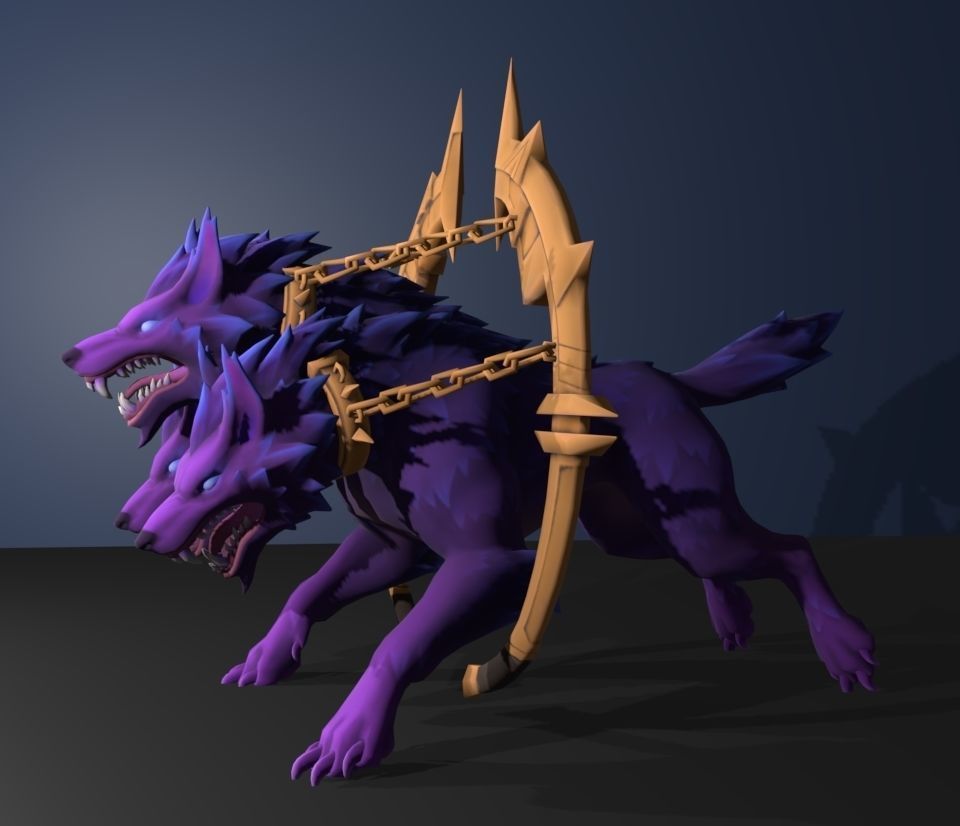 cerberus 3D model_2