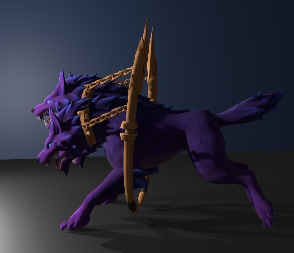 cerberus 3D model_3