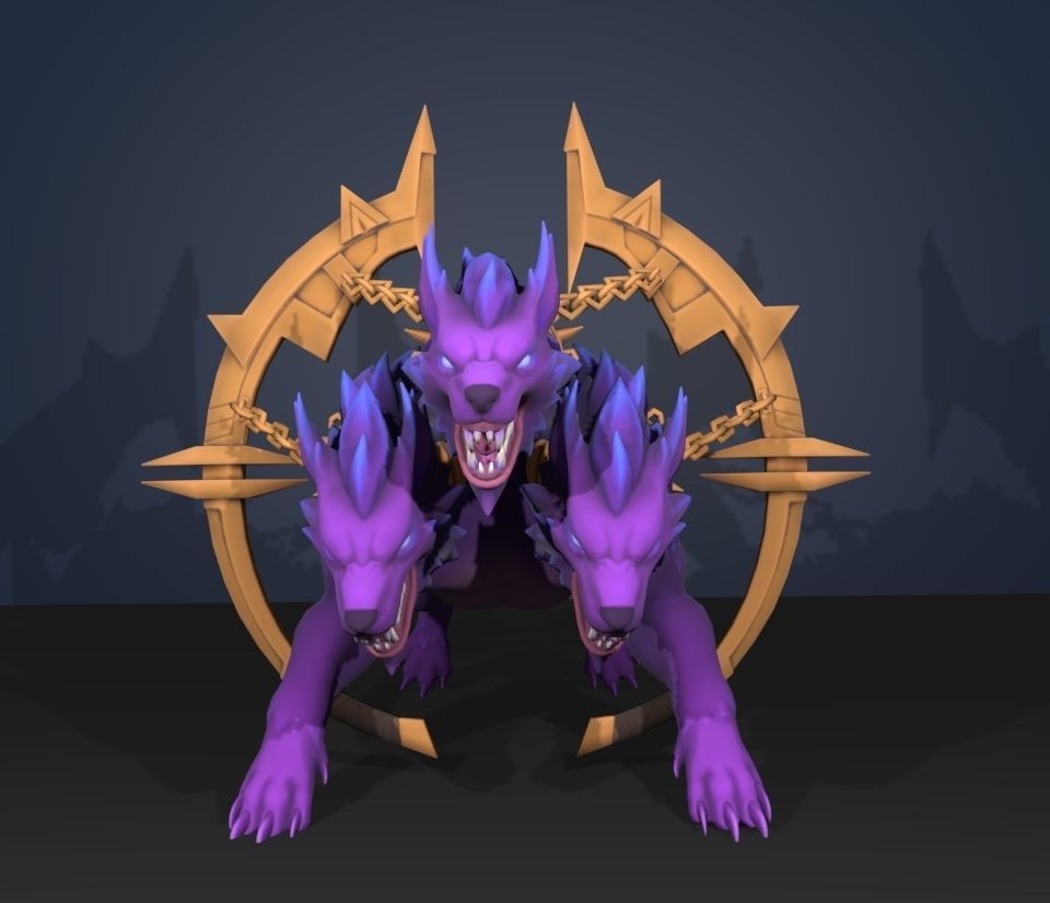 cerberus 3D model_1