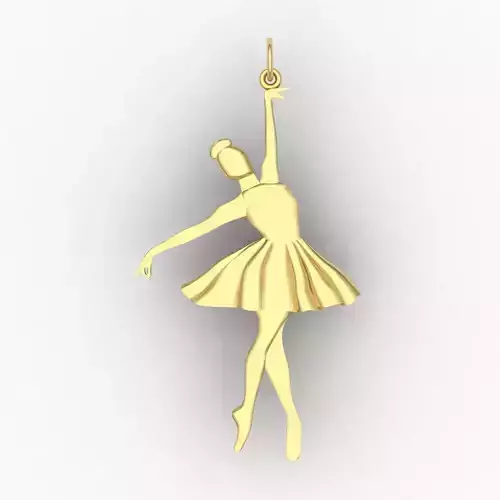Ballerina pendant 01