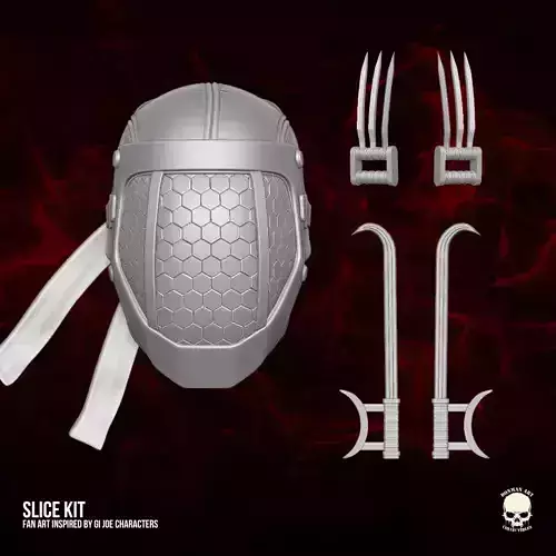 Slice Fan Art Kit 3D printable File For Action Figures