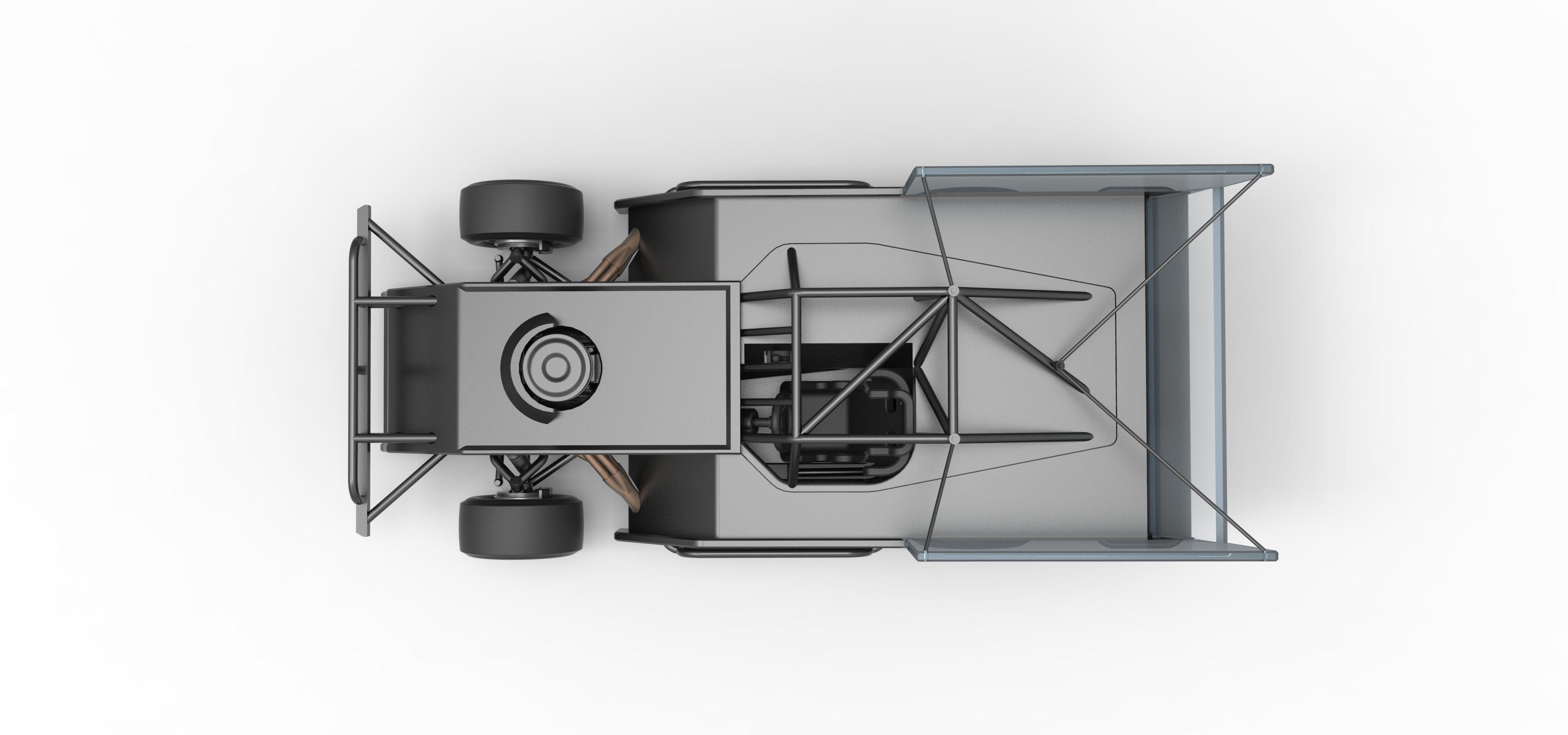 Outlaw Figure 8 Modified stock car Scale 1 to 25 3D print model_11