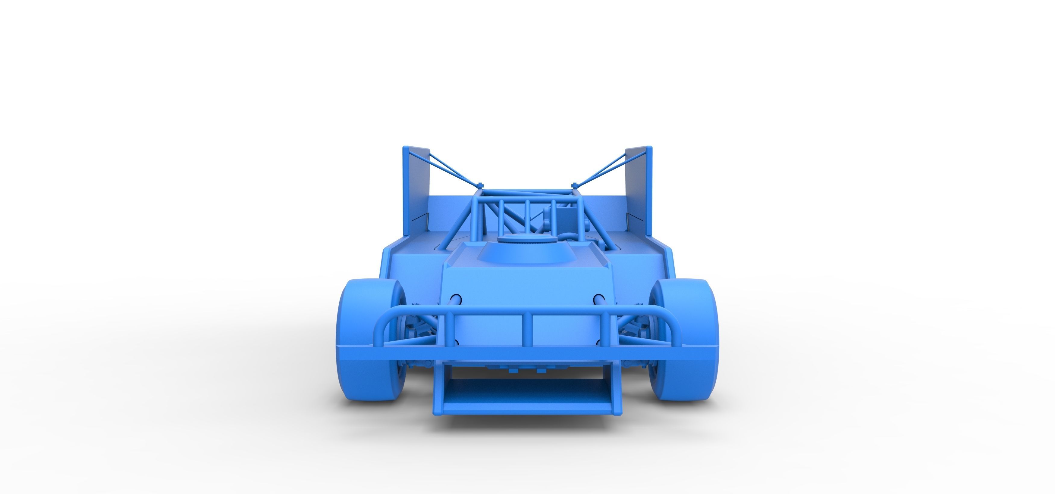 Outlaw Figure 8 Modified stock car Scale 1 to 25 3D print model_24