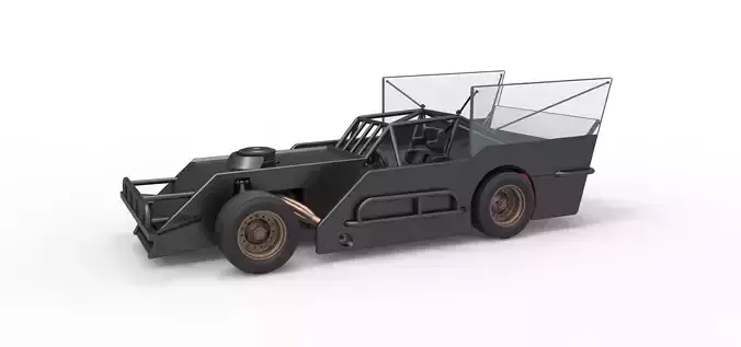 Outlaw Figure 8 Modified stock car Scale 1 to 25