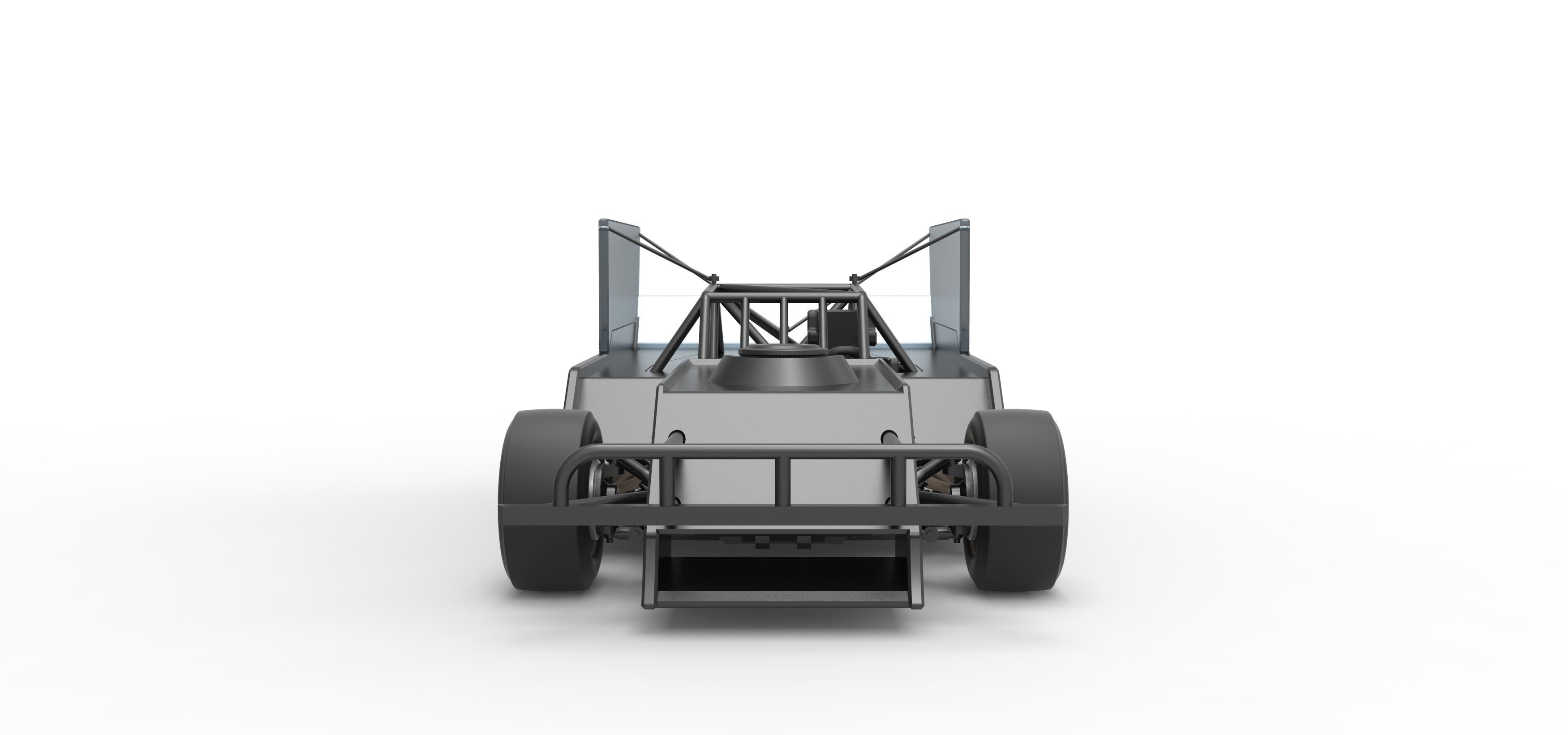 Outlaw Figure 8 Modified stock car Scale 1 to 25 3D print model_7