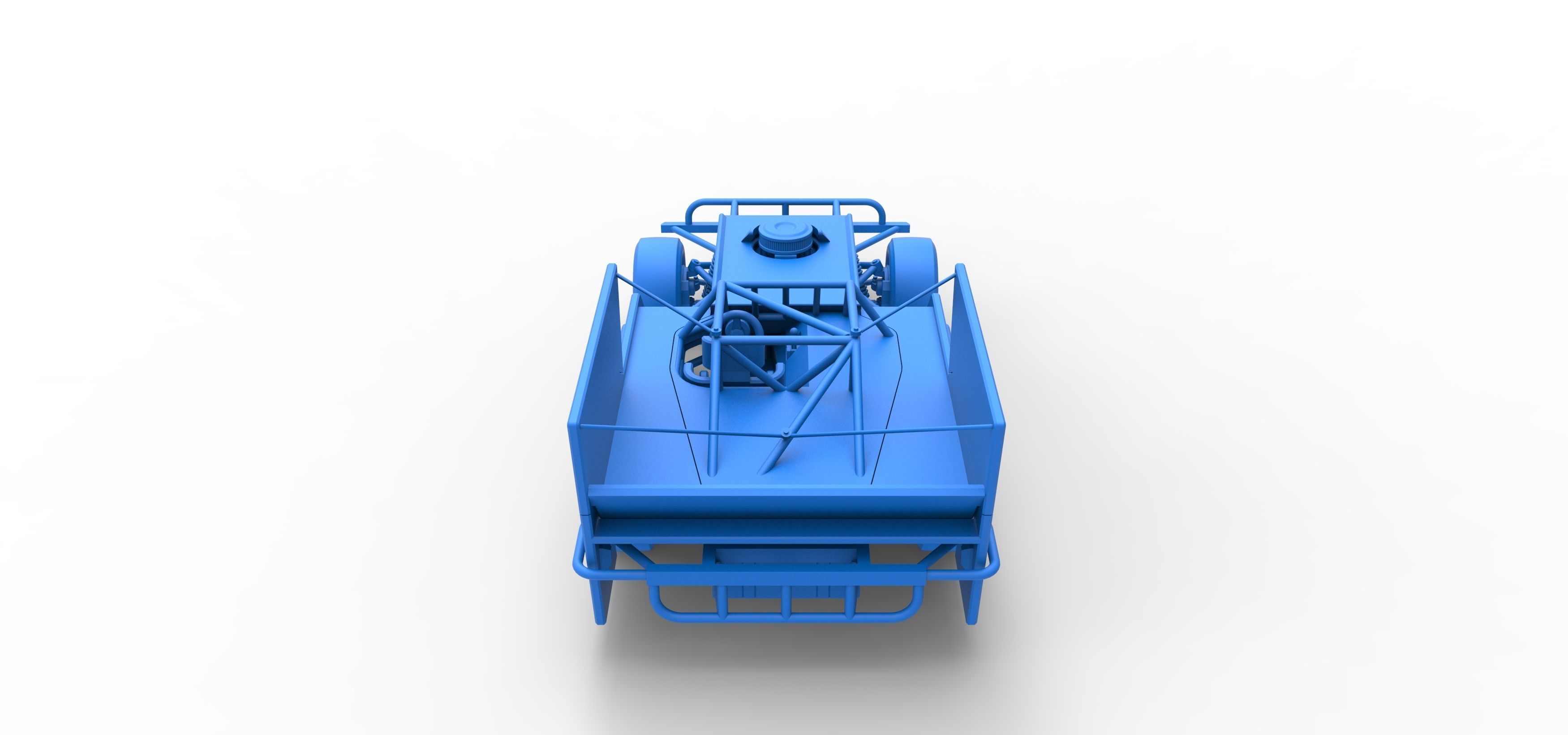 Outlaw Figure 8 Modified stock car Scale 1 to 25 3D print model_34