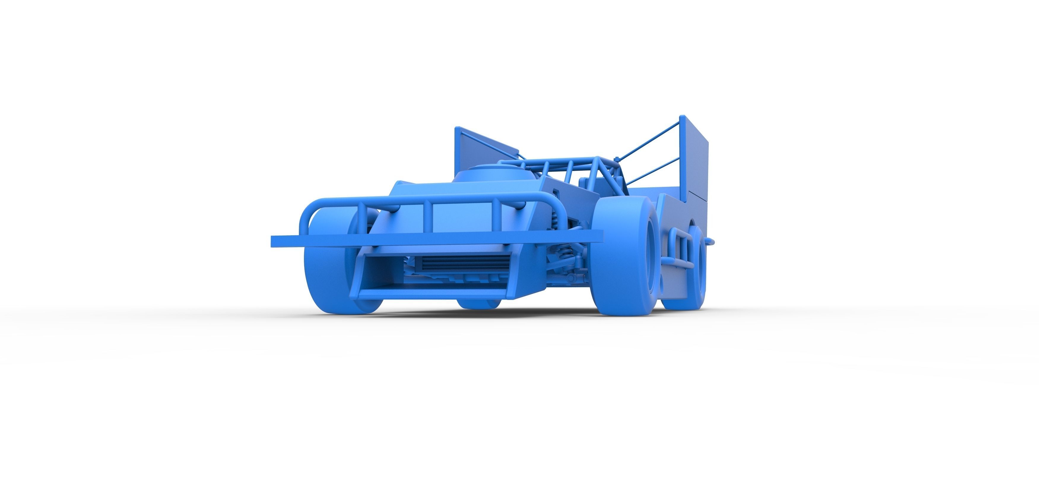 Outlaw Figure 8 Modified stock car Scale 1 to 25 3D print model_23