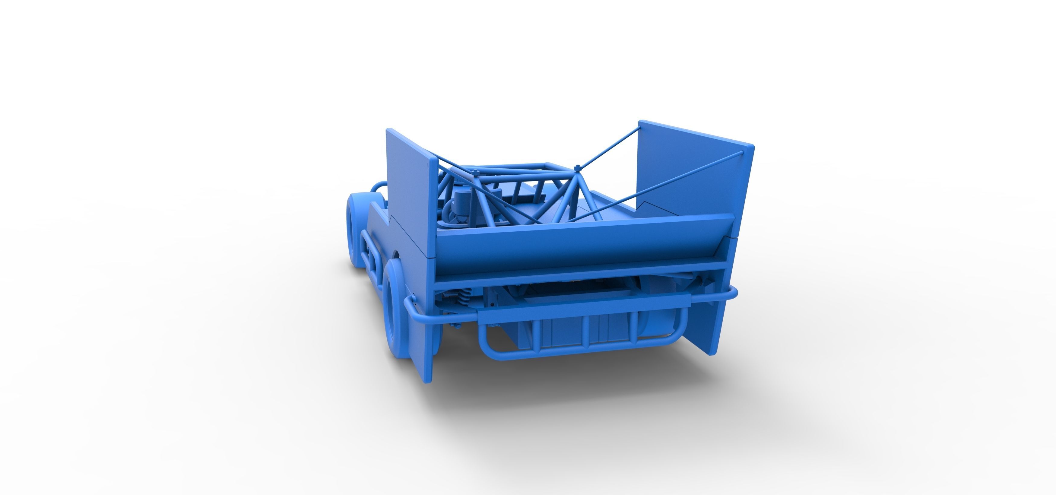 Outlaw Figure 8 Modified stock car Scale 1 to 25 3D print model_31