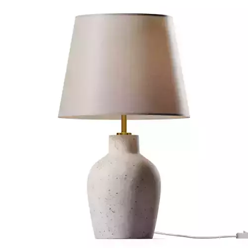 cream ceramic table lamp