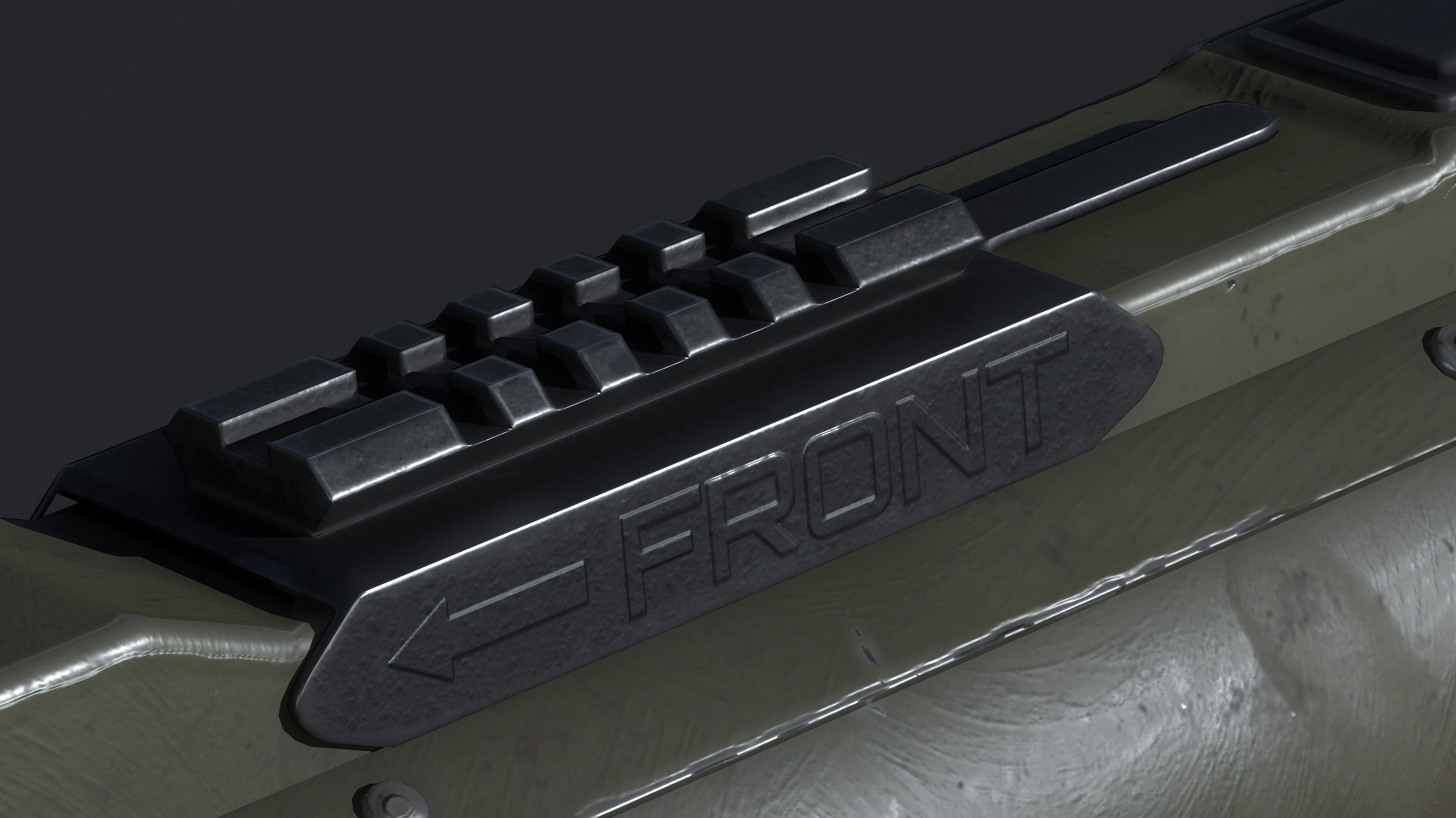 M72 LAW Light Anti Tank Weapon  Low-poly 3D model_5