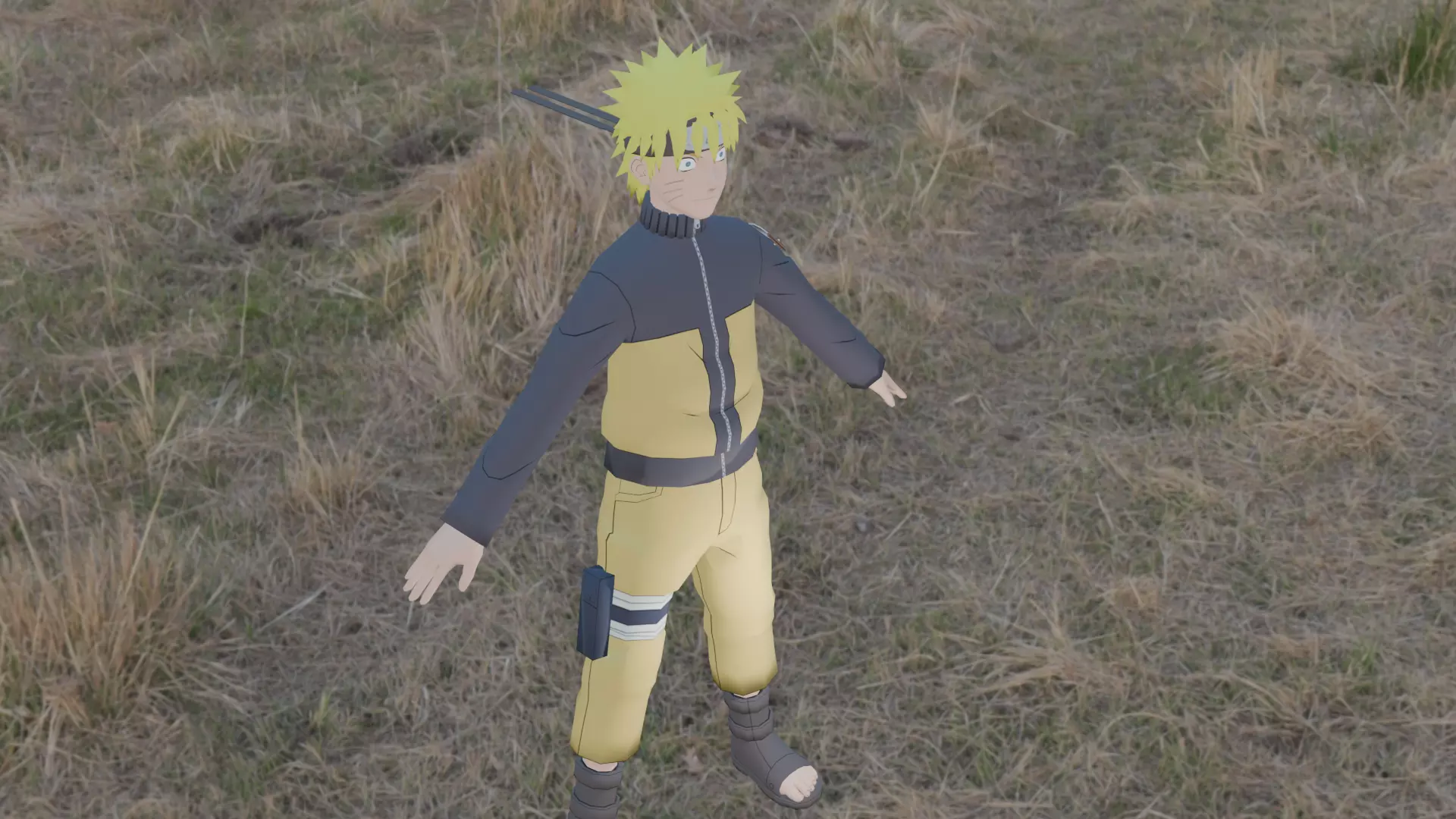 naroto anime 3d model  3D model_0