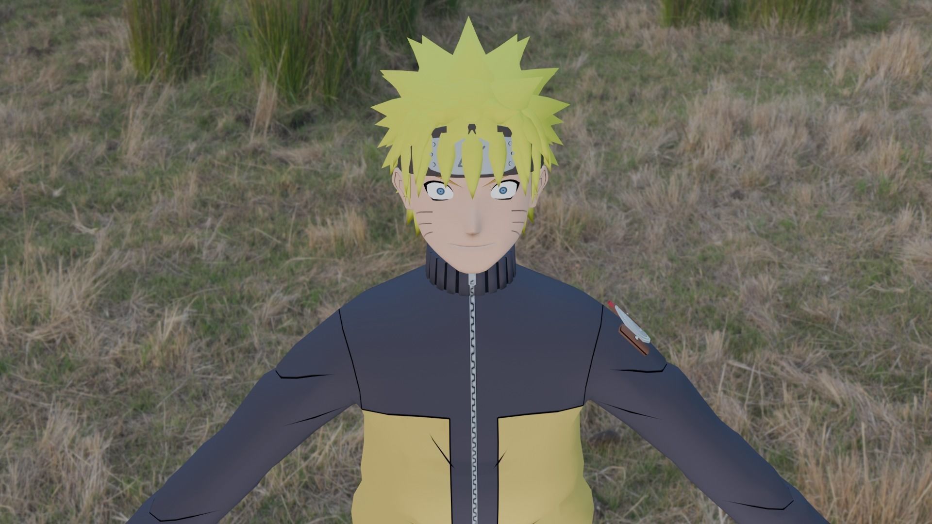 naroto anime 3d model  3D model_1