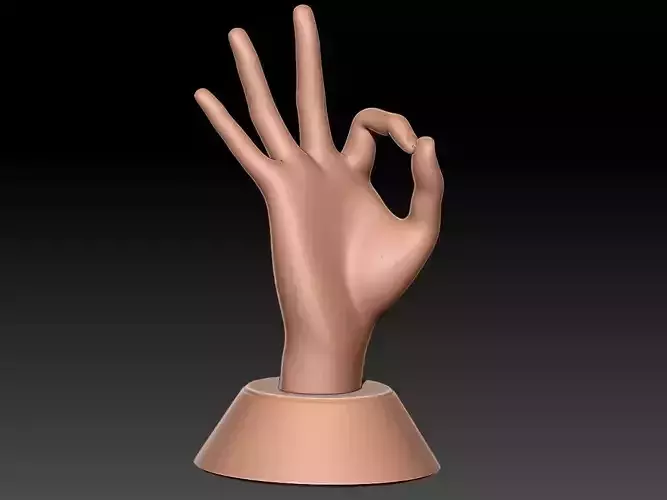 Hand OK 3D print model