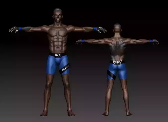 Israel Adesanya 3D model