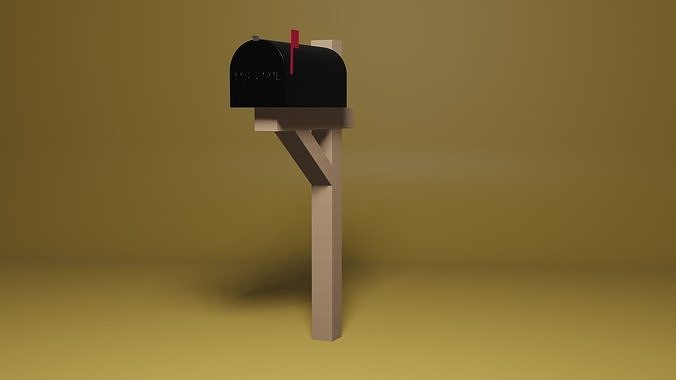 Mailbox Free low-poly 3D model