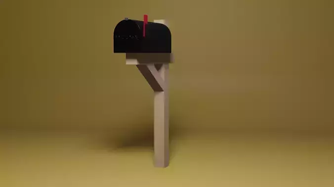 Mailbox Free low-poly 3D model