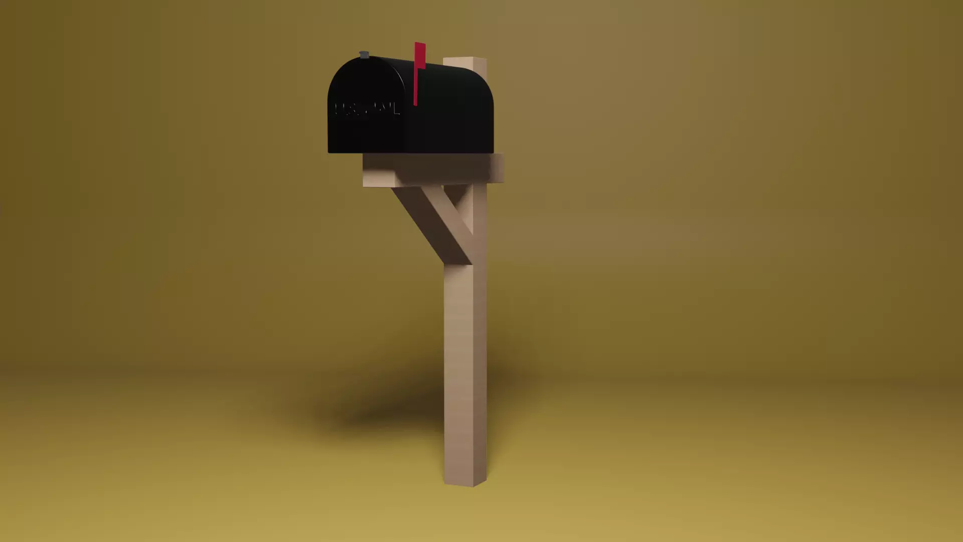 Mailbox Free low-poly 3D model