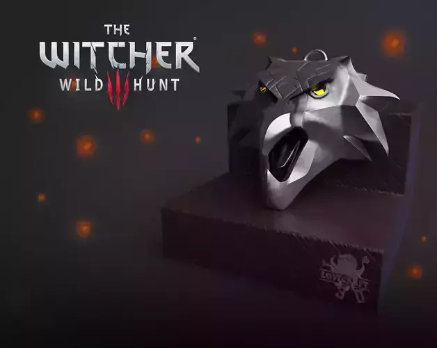 JEWELRY COSPLAY PENDANT MEDALLION WITCHER SCHOOL OF THE GRIFFIN