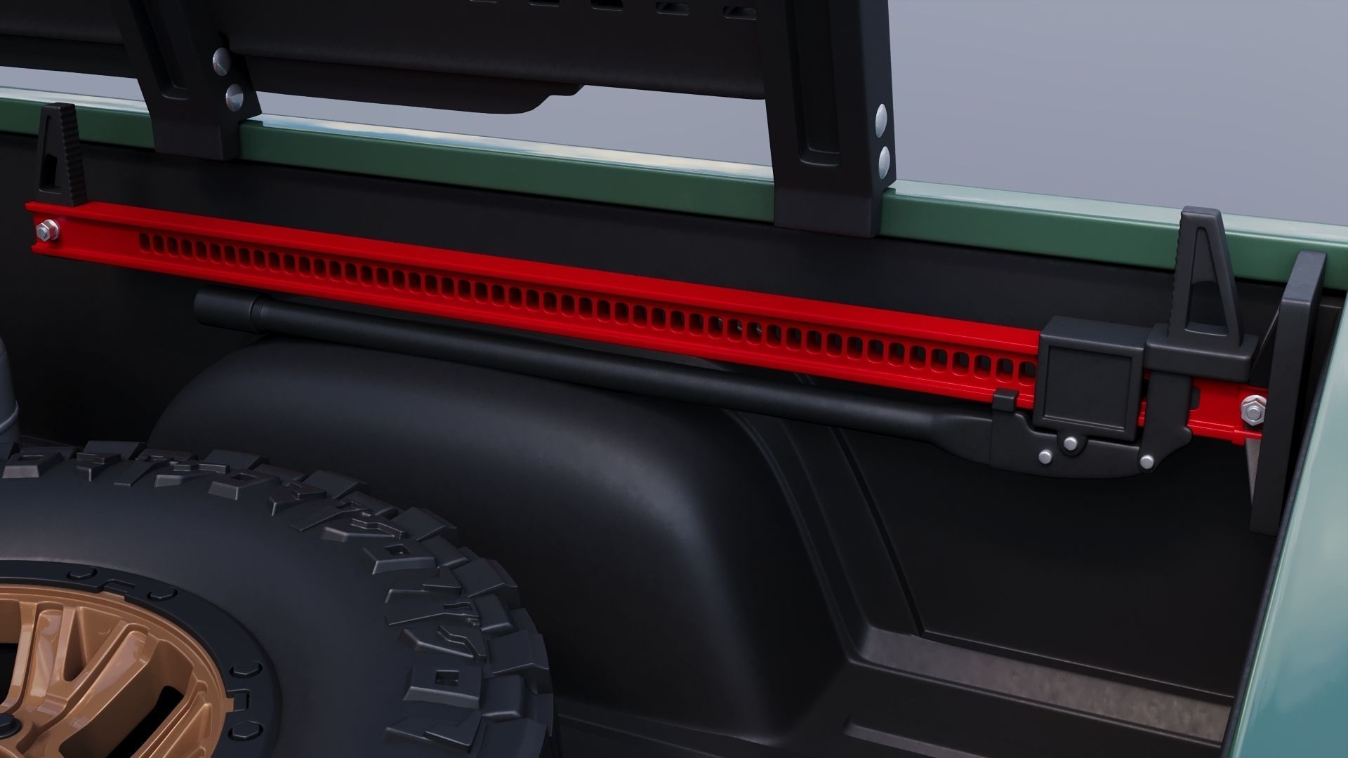 Jeep Comanche 1985 Custom 3D print model_14