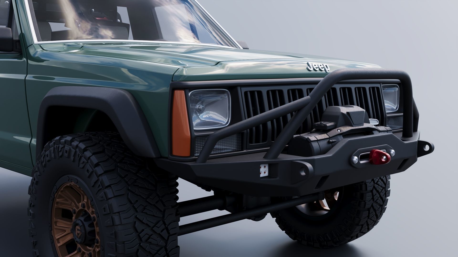 Jeep Comanche 1985 Custom 3D print model_11
