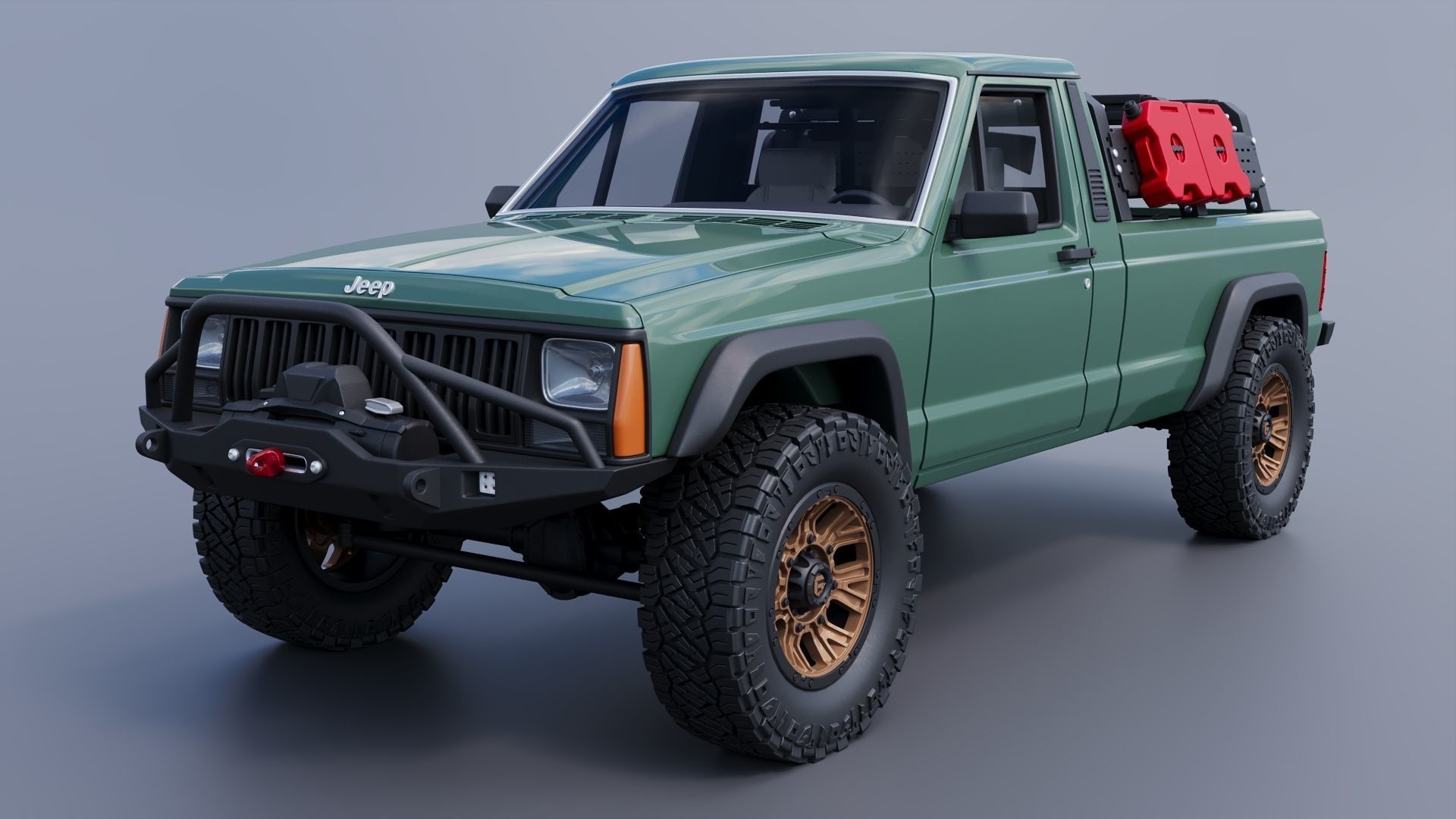 Jeep Comanche 1985 Custom 3D print model_2