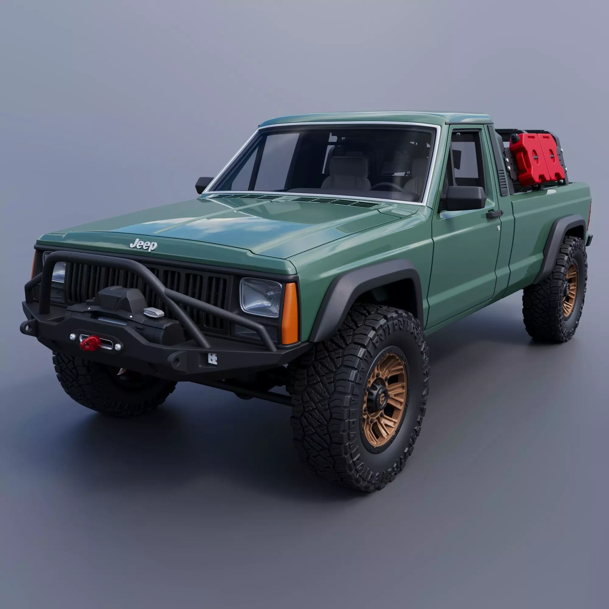 Jeep Comanche 1985 Custom 3D print model_0