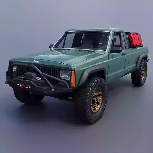 Jeep Comanche 1985 Custom 3D print model