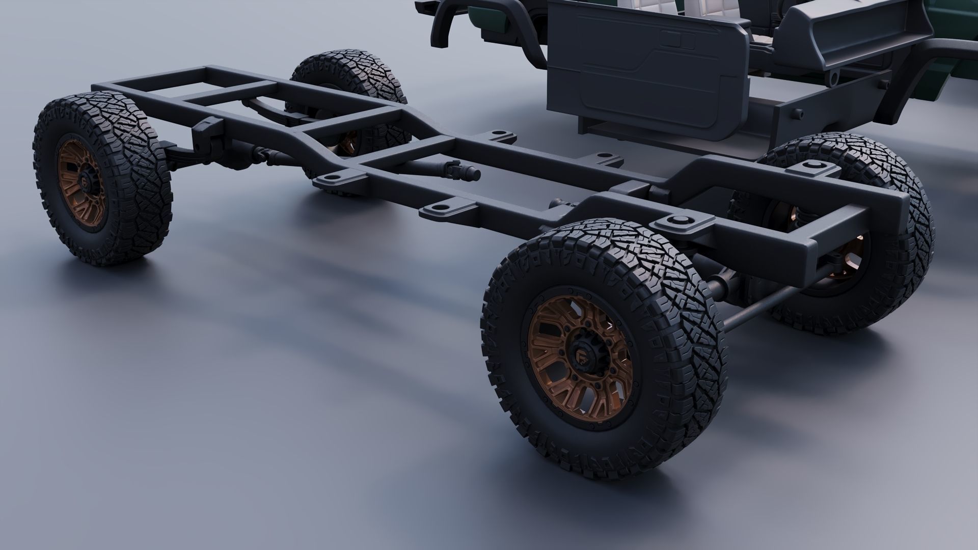 Jeep Comanche 1985 Custom 3D print model_31