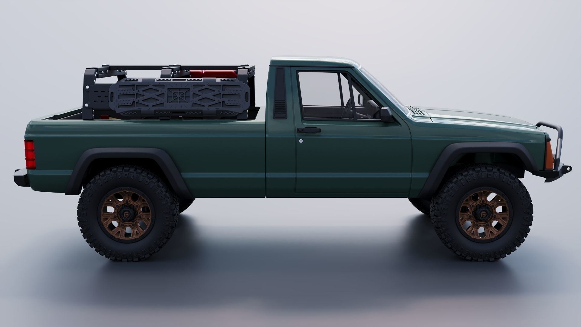 Jeep Comanche 1985 Custom 3D print model_8