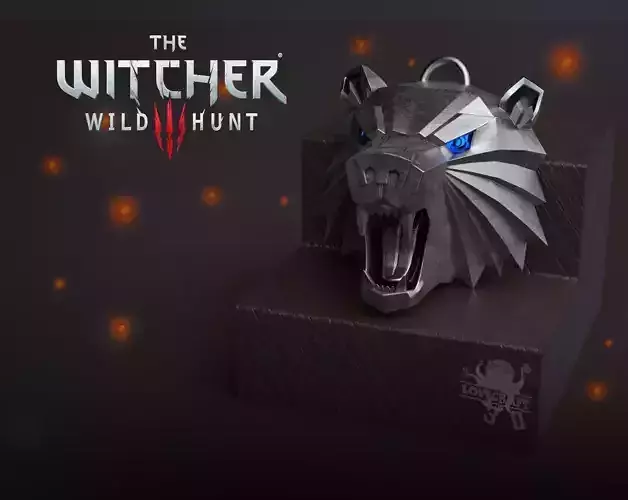 JEWELRY COSPLAY PENDANT MEDALLION WITCHER SCHOOL OF THE BEAR 3D print model