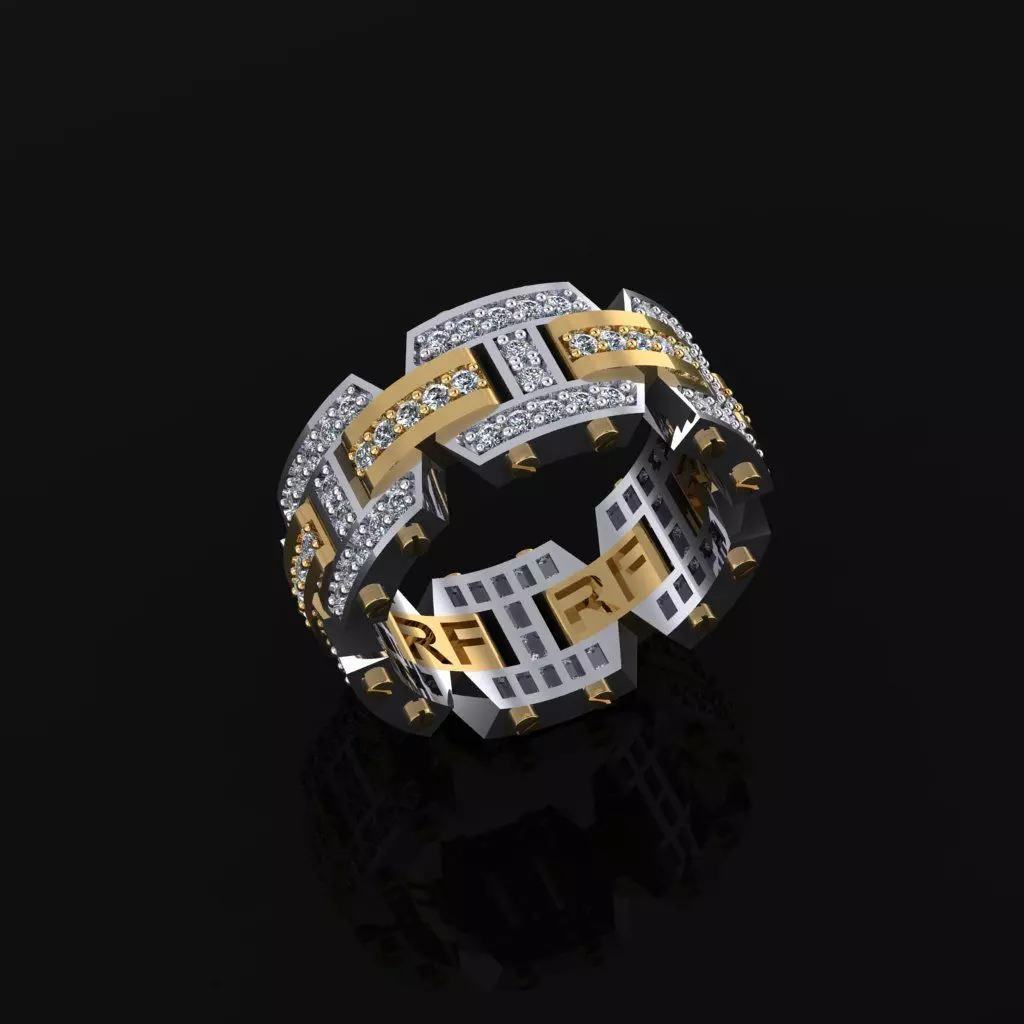 Man Ring 3D print model_0